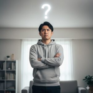 疑問を持っている人