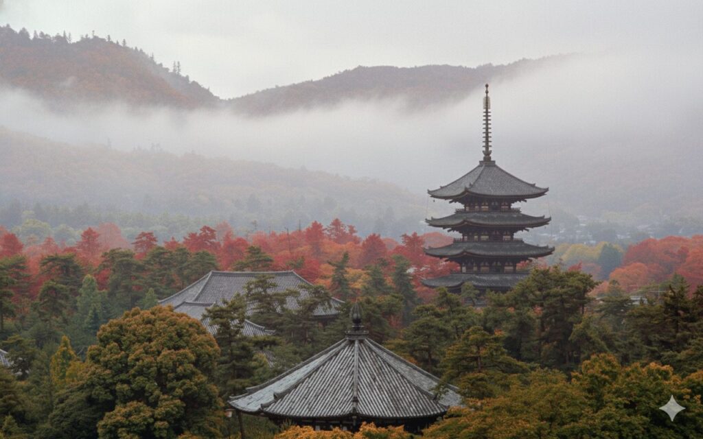 秋が色づく奈良の世界遺産